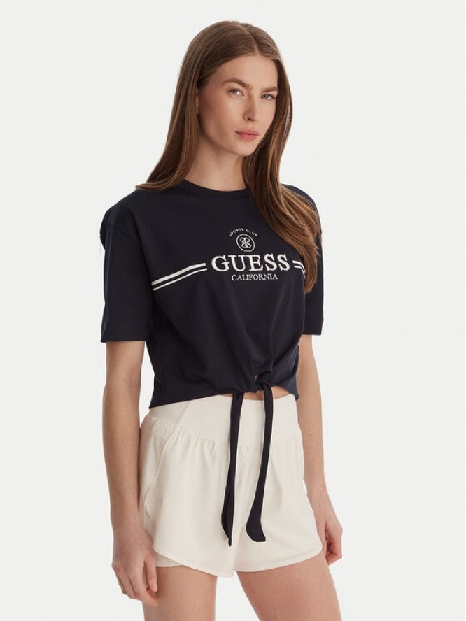 Guess T-Shirt V6GI20 K3509 Granatowy Regular Fit