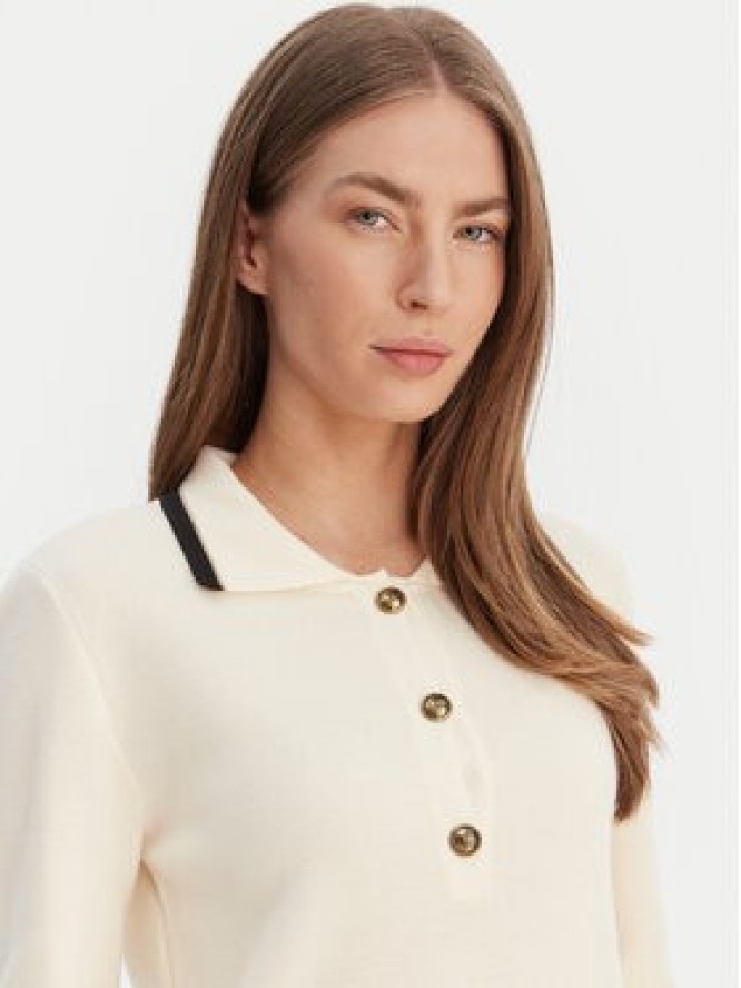 Luisa Spagnoli Sukienka dzianinowa Mariolina 100305 Beżowy Regular Fit