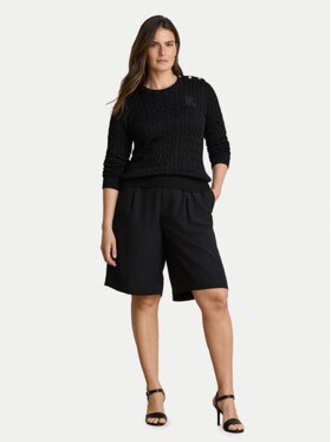 LAUREN RALPH LAUREN Sweter 200P14039001 Czarny Regular Fit