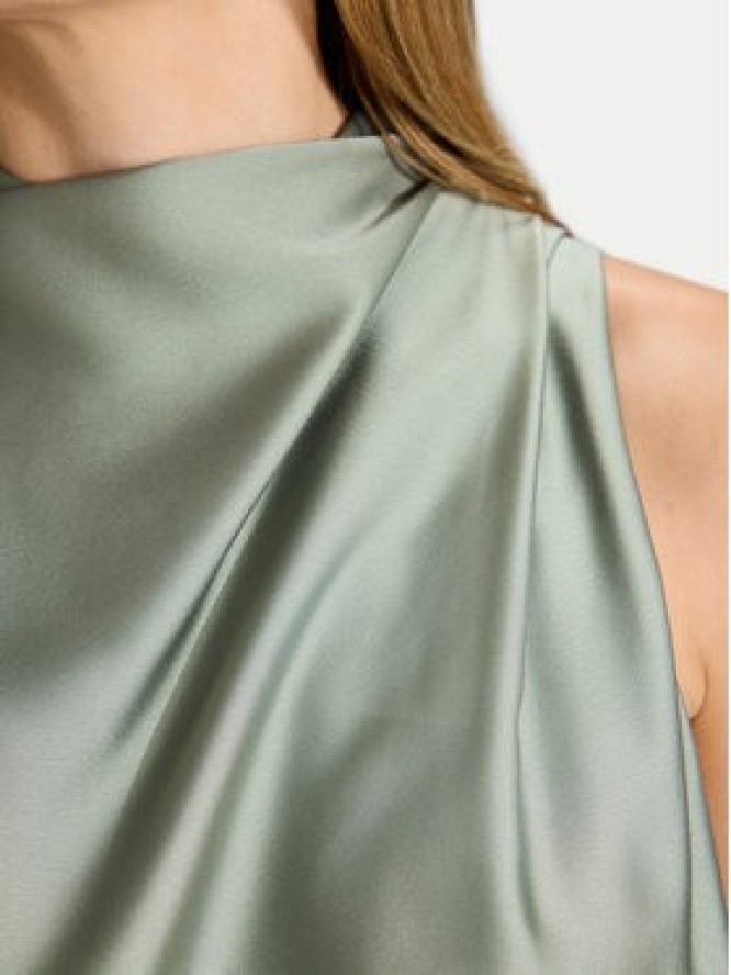 Swing Sukienka koktajlowa 5AI13700 Zielony Regular Fit