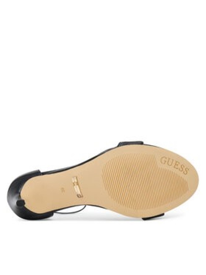 Guess Sandały FLTKAB LEA03 Czarny