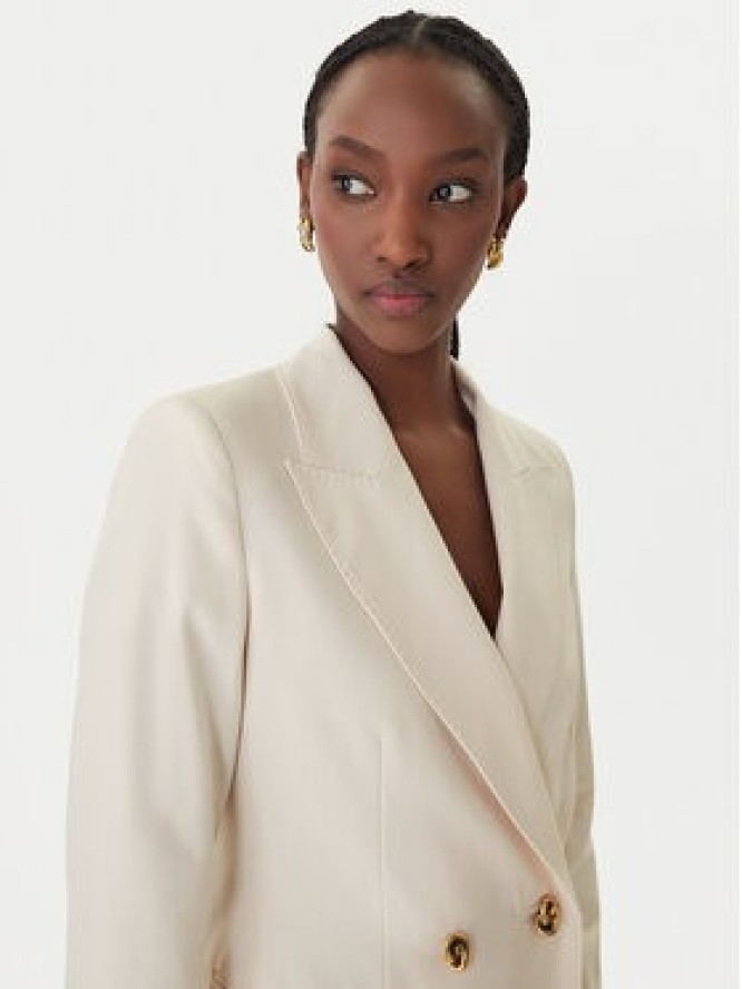 Marella Marynarka Tropico 2613041121 Biały Regular Fit