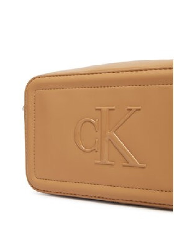 Calvin Klein Torebka Bold Ck Camera Bag LV04F3220G Beżowy