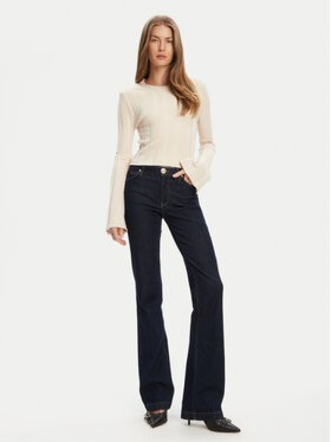 Guess Sweter W5YR13 Z3OT0 Beżowy Regular Fit