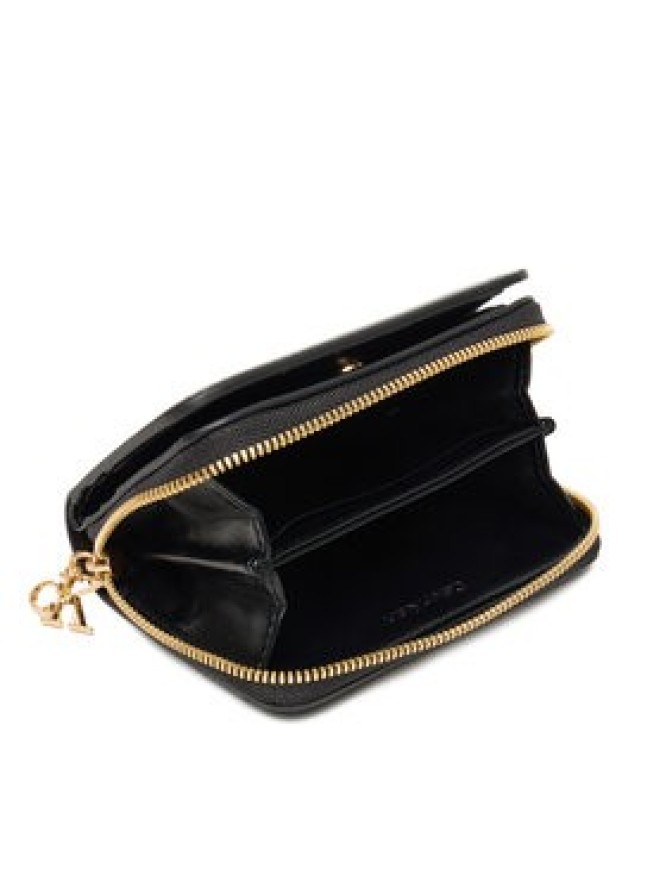Calvin Klein Portfel Ck Medium Flap Zip Around LV04F1075G Czarny