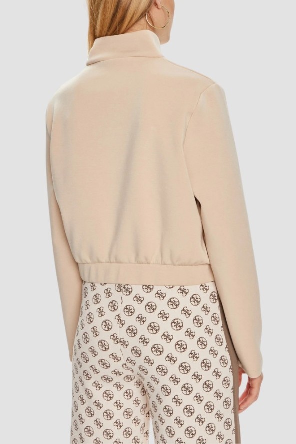 GUESS Beżowa damska bluza Olympe, Rozmiar M