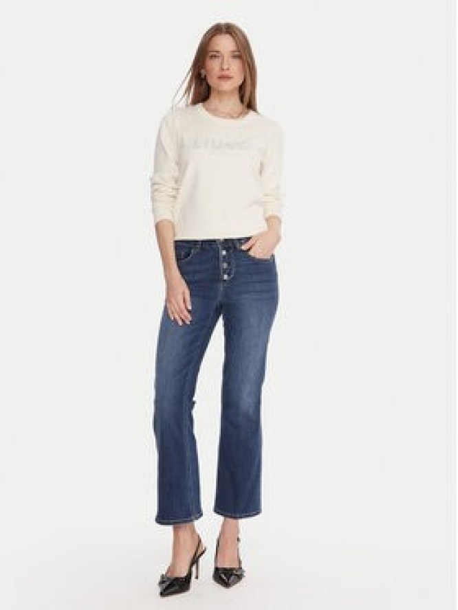 Liu Jo Sweter TF5248 MS63L Écru Regular Fit