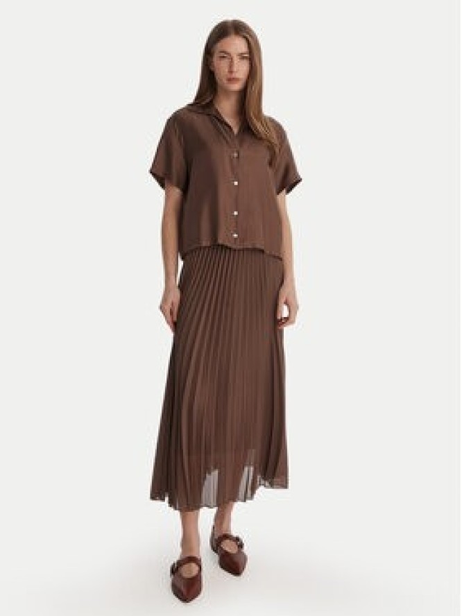 Marella Koszula Segnale 2613111045 Brązowy Relaxed Fit