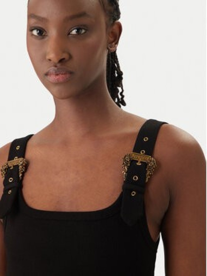 Versace Jeans Couture Sukienka codzienna 80HAO943 J0198 Czarny Slim Fit