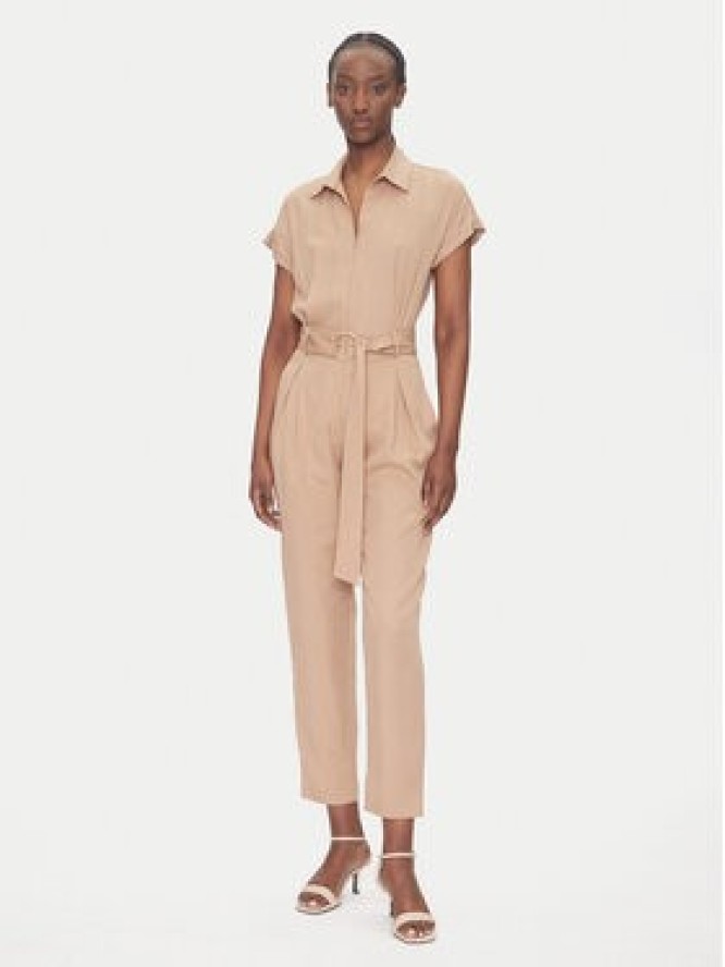 ACCESS FASHION Kombinezon 53-5511-128 Beżowy Regular Fit