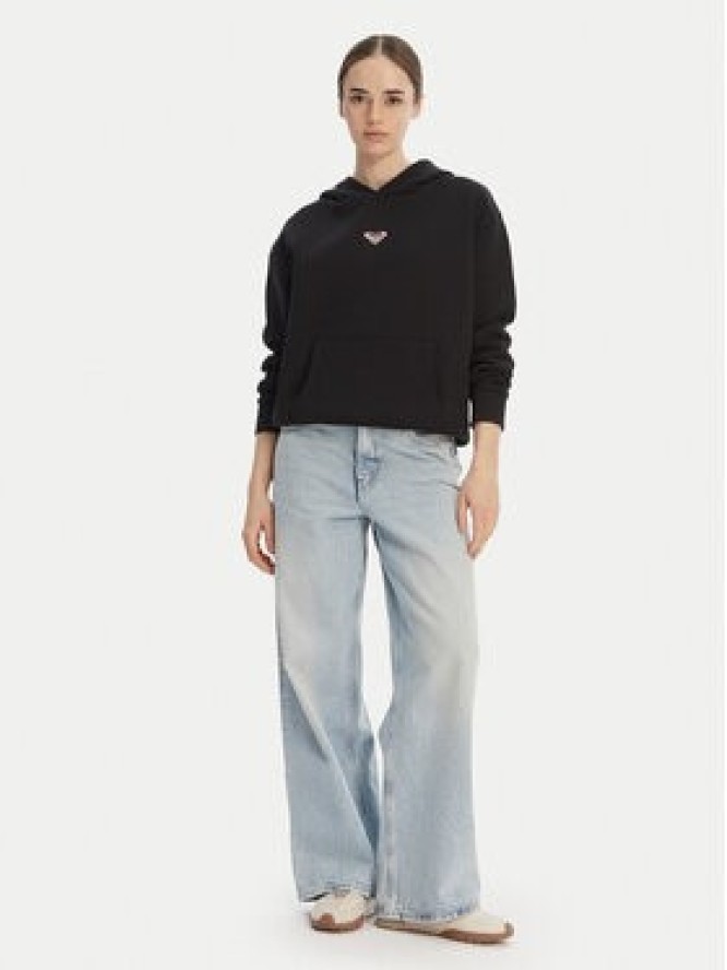 Roxy Bluza W126-RXLSS-1017-48X Czarny Regular Fit