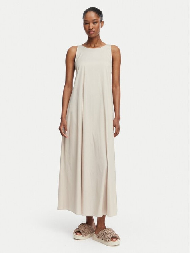 Max Mara Beachwear Sukienka letnia 2616221039650 Beżowy Regular Fit