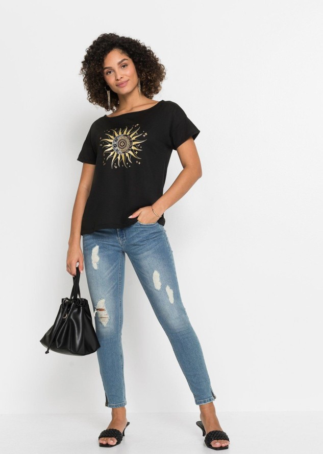 Shirt z wycięciem