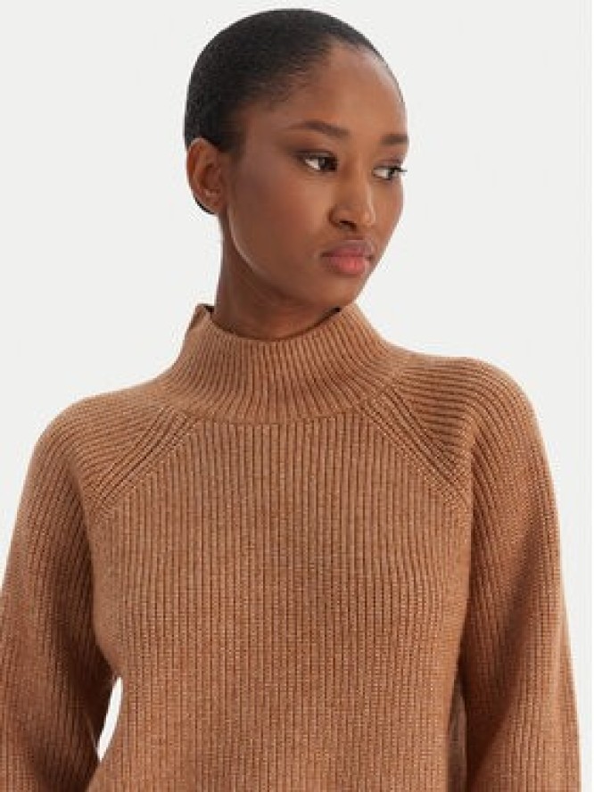 Calvin Klein Jeans Sweter Woolen Stitch LV044D372G Brązowy Regular Fit