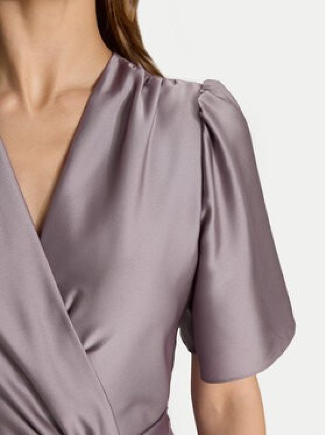 Swing Sukienka koktajlowa 5AJ04000 Fioletowy Regular Fit