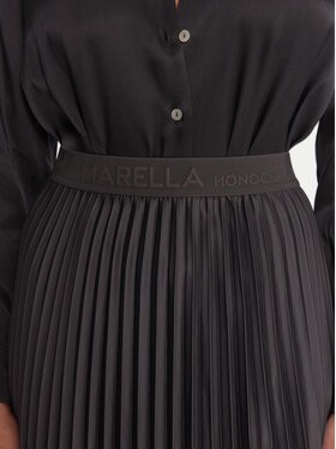 Marella Spódnica plisowana Pontiac 2523106045 Szary Regular Fit