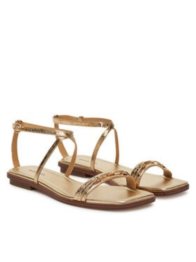 MICHAEL Michael Kors Sandały Lena 40S5LEFS1M Złoty