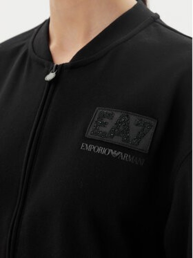 EA7 Emporio Armani Bluza 7W000178 AF12473 UC001 Czarny Regular Fit