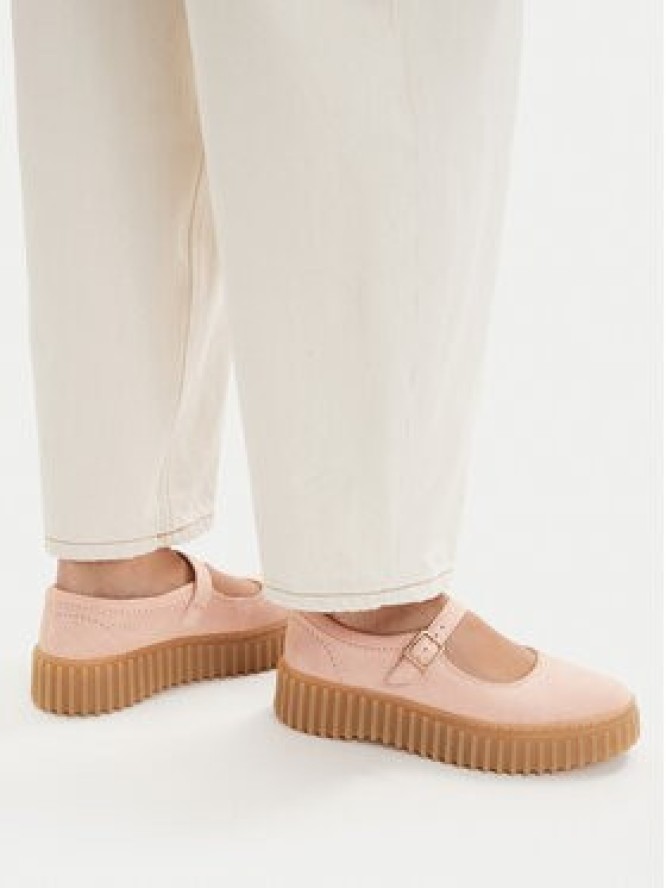 Clarks Półbuty Torhill Jane 26186306 Różowy