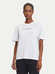 Karl Lagerfeld Jeans T-Shirt A3W17039 Biały Regular Fit