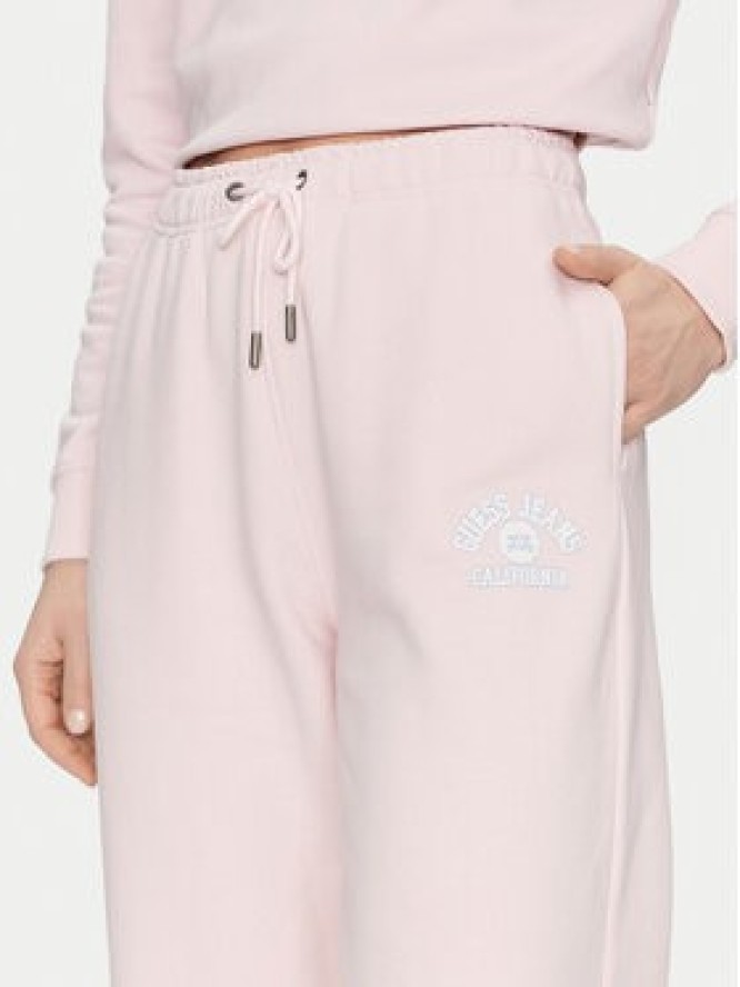 Guess Jeans Spodnie dresowe W5RB63 K68I4 Beżowy Regular Fit