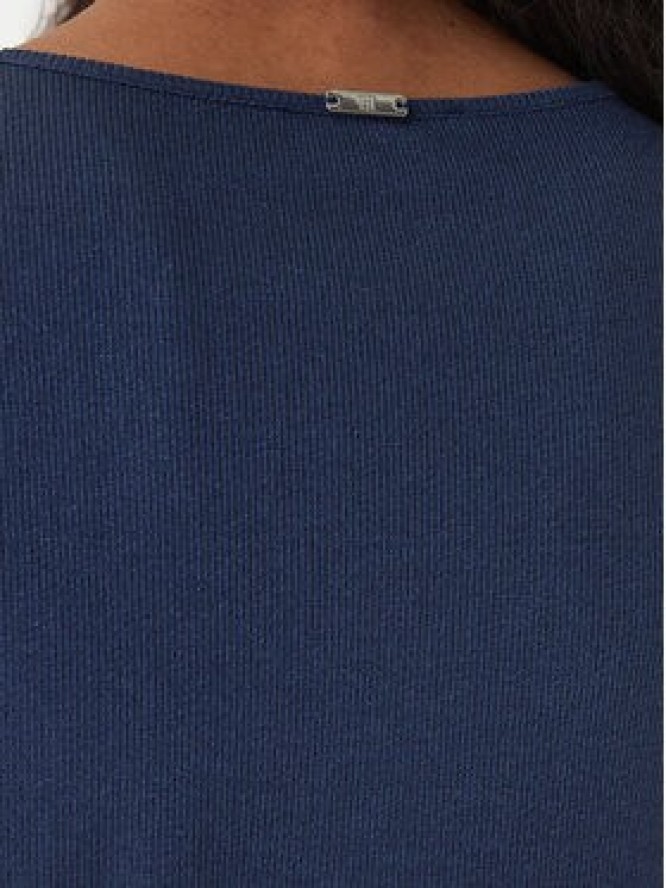 Fracomina T-Shirt FS26ST7008K420Q7 Granatowy Slim Fit