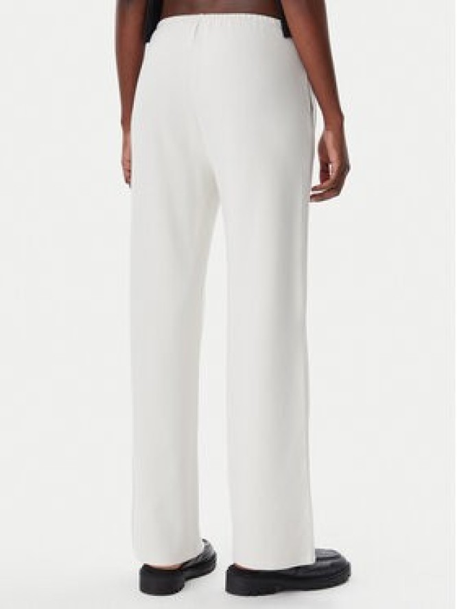 Calvin Klein Jeans Spodnie dresowe J20J225537 Écru Straight Fit