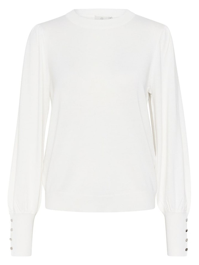 Kaffe Sweter w kolorze białym rozmiar: L