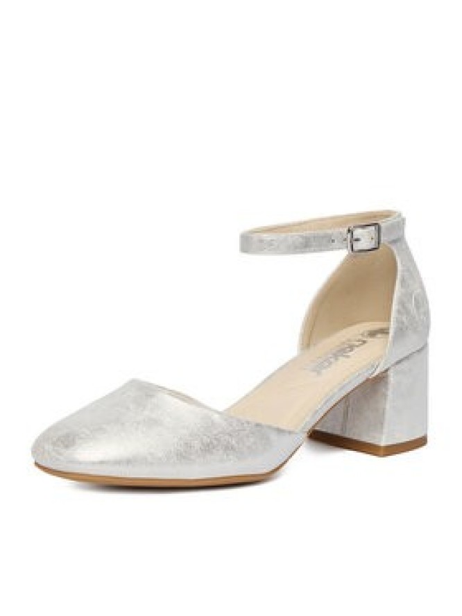 Rieker Czółenka 44762-90 Srebrny