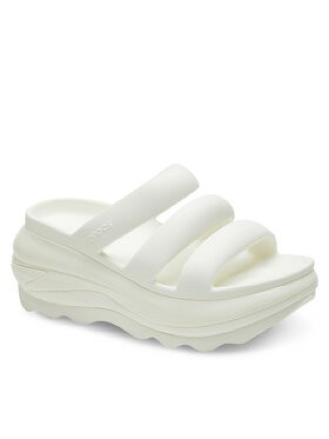 Crocs Klapki Mega Crush Triple Strap 209842 Écru