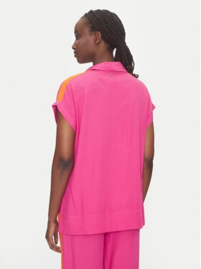 LOLA CASADEMUNT Bluzka LS2515027 Różowy Regular Fit