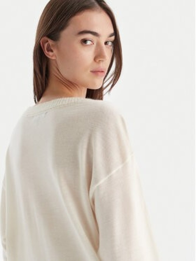 Armani Exchange Sweter XW000772 AF16602 U1003 Écru Relaxed Fit