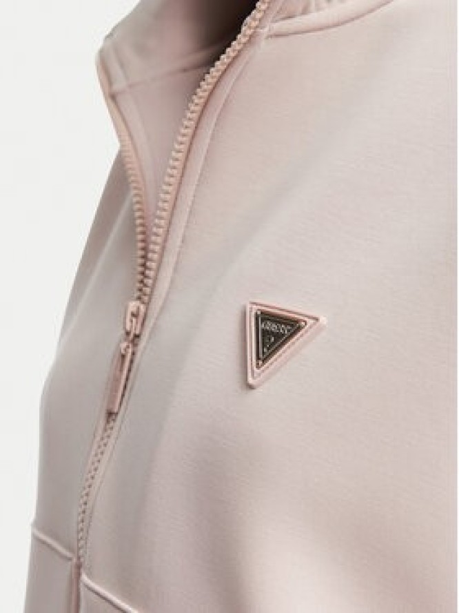 Guess Bluza V6YQ17 K4313 Różowy jasny Regular Fit