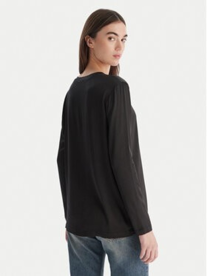 ViCOLO Bluzka TF0244 Czarny Regular Fit