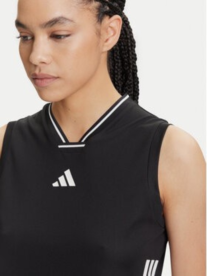 adidas Bluzka Tiro Cut 3-Stripes Mesh JG4115 Czarny Regular Fit