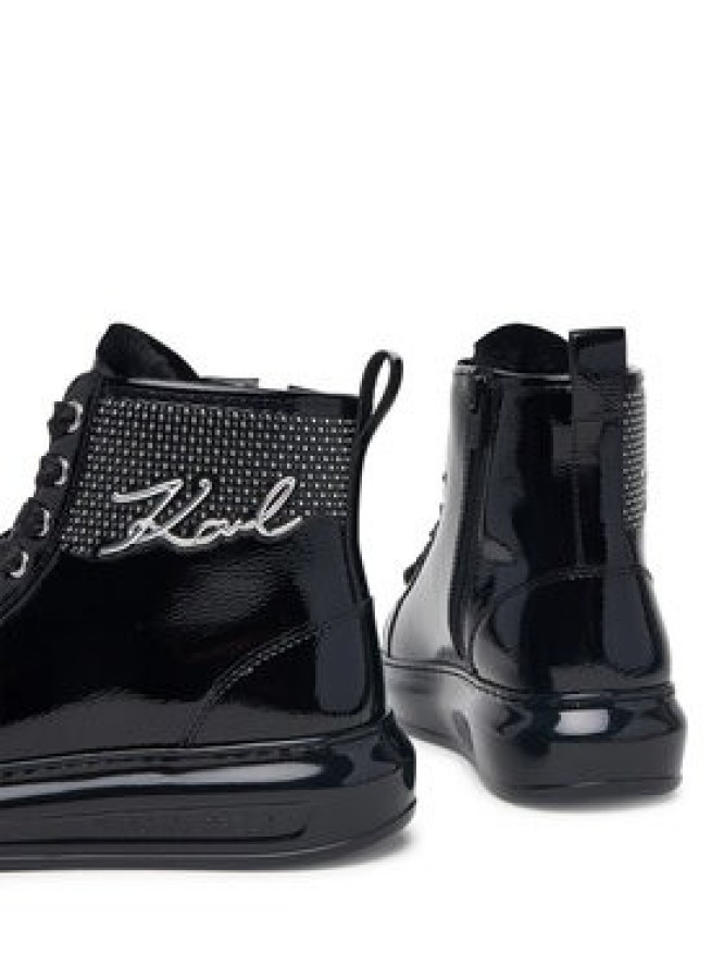KARL LAGERFELD Trzewiki Kapri KL62558S Czarny