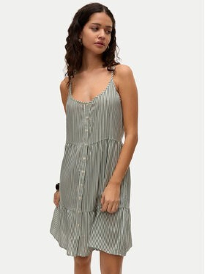 Vero Moda Sukienka letnia Bumpy 10325283 Zielony Loose Fit