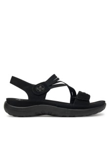 Rieker Sandały 64870-02 Czarny