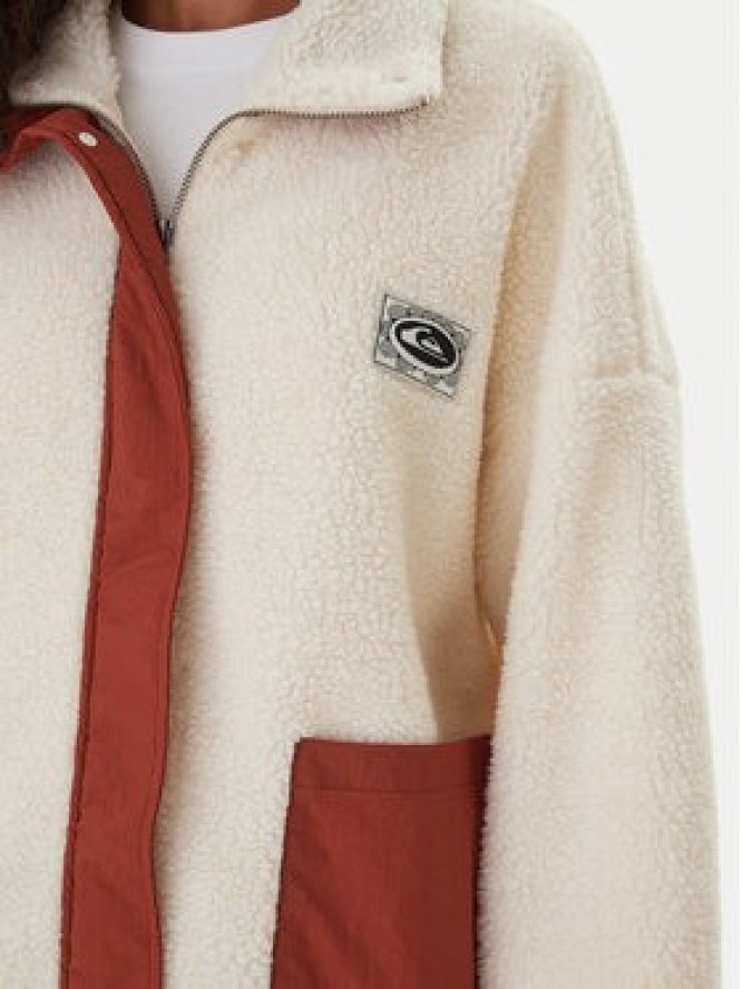 Quiksilver Kurtka przejściowa EQWPF03007 Biały Regular Fit