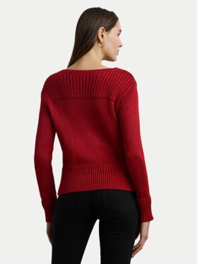 LAUREN RALPH LAUREN Sweter 200909317006 Czerwony Relaxed Fit
