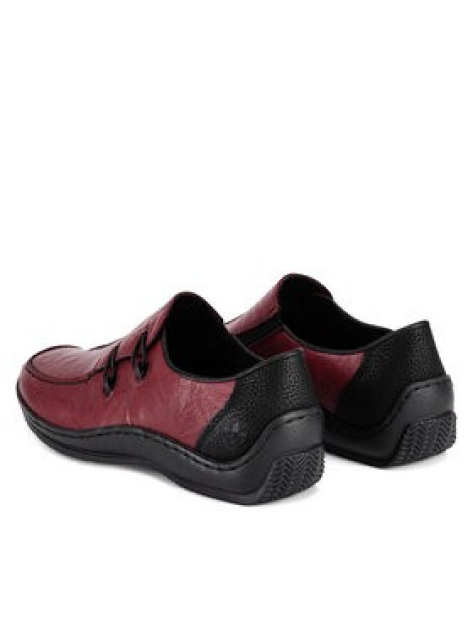 Rieker Półbuty L1751-35 Bordowy