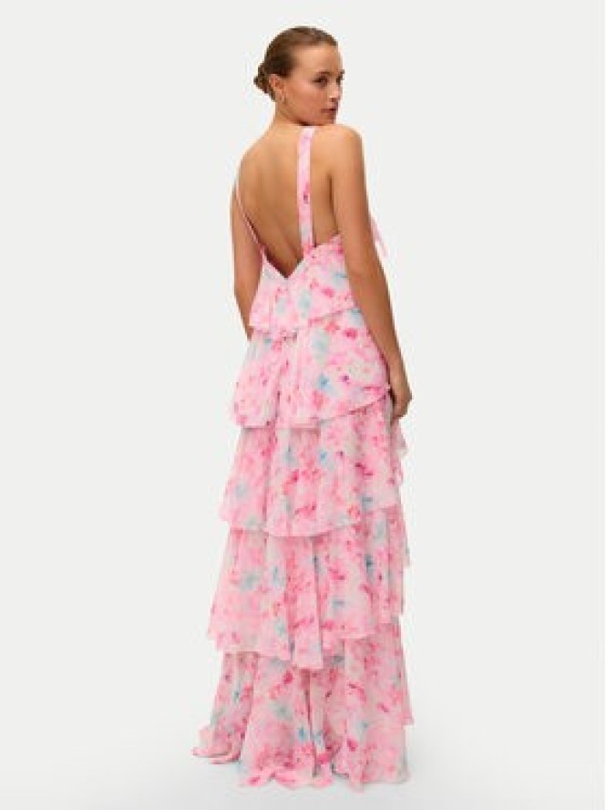 Vero Moda Sukienka wieczorowa Felicia 10295237 Różowy Slim Fit