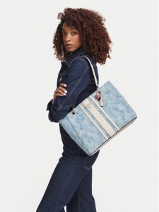 Guess Torebka Noelle II HWDL96 72250 Niebieski jasny