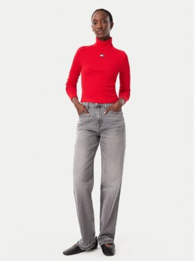 Tommy Jeans Jeansy Layla DW0DW23191 Szary Straight Fit