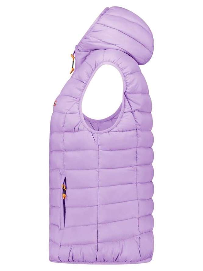 Geographical Norway Kamizelka pikowana "Vatikolor" w kolorze fioletowym rozmiar: L