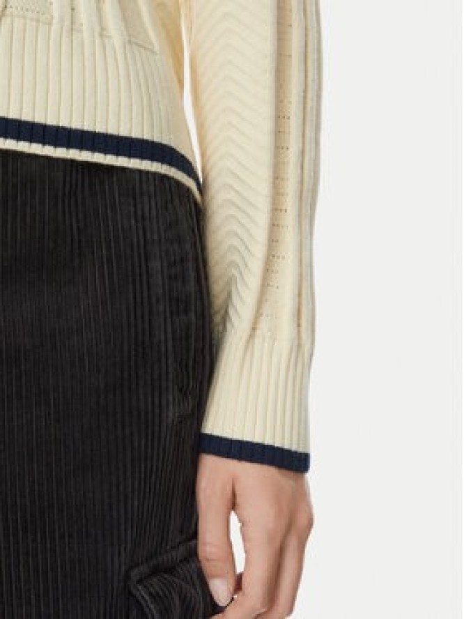 adidas Kardigan Cable Knit Firebird Track Top KR7047 Żółty Regular Fit