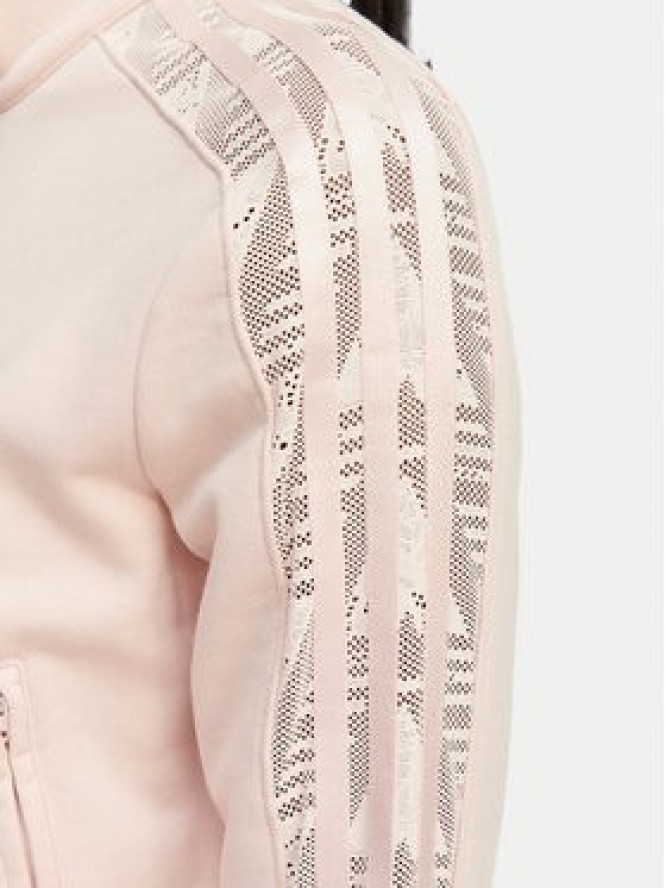 adidas Bluza Firebird Lace KC6450 Różowy Slim Fit