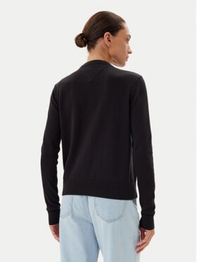 Tommy Jeans Sweter Essential DW0DW20159 Czarny Regular Fit