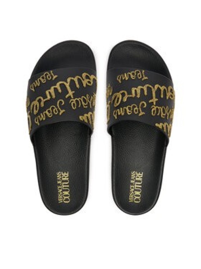 Versace Jeans Couture Klapki 80VA3SQ1 ZSS79 899 Czarny