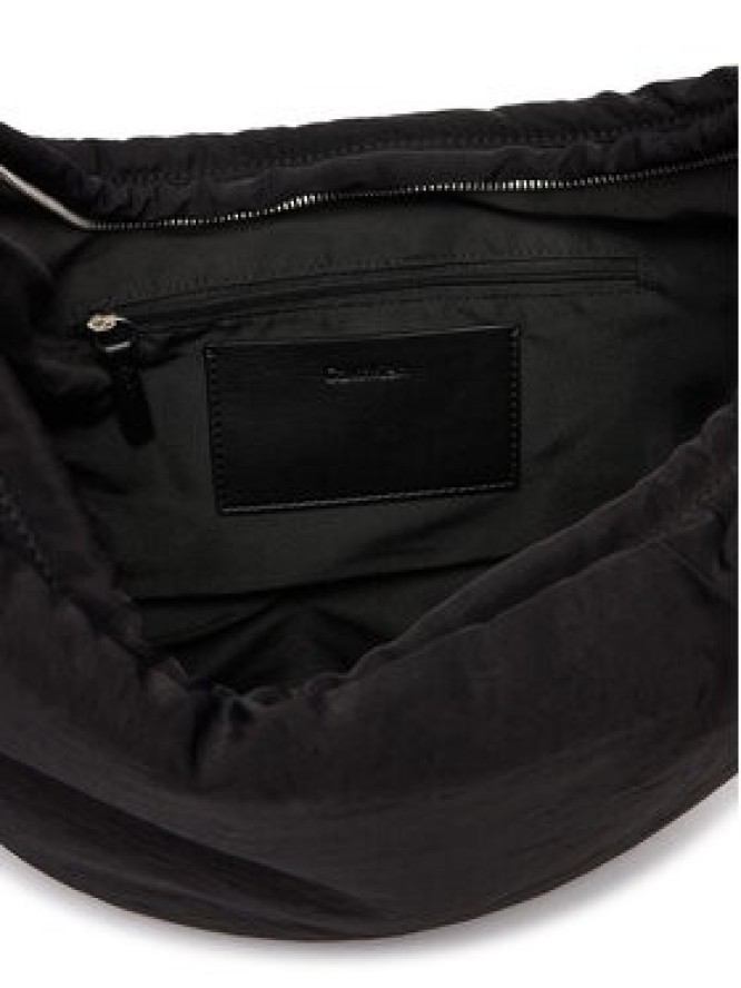 Calvin Klein Torebka Nylon Cord Small Hobo Bag LV04F3382G Czarny